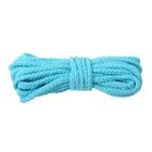 Шнур для плетения макраме, 5±1м, d=5мм, цвет № 6 голубой - Фото 1