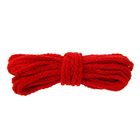 Шнур для плетения макраме, 5±1м, d=5мм, цвет № 1 красный - Фото 1