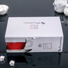 Набор чайный стеклянный Basic, 12 предметов: 6 чашек 215 мл, 6 блюдец d=13,7 см - Фото 2