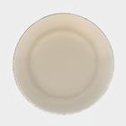 Тарелка мелкая стеклянная «Уоркшоп Броунз», d=22 см, цвет коричневый - Фото 2