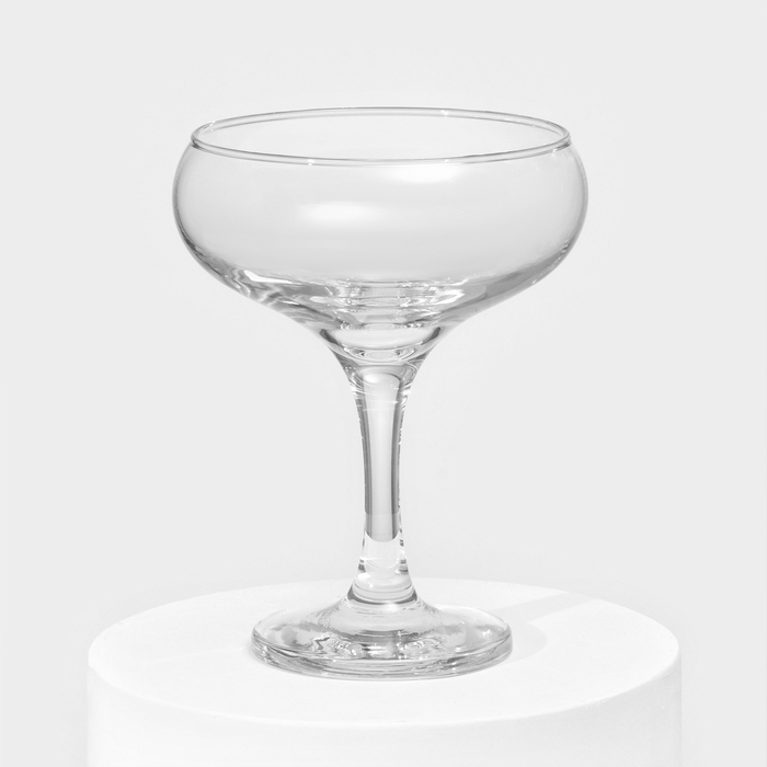 Набор стеклянных бокалов для шампанского Bistro, 260 мл, 6 шт - фото 1908267325
