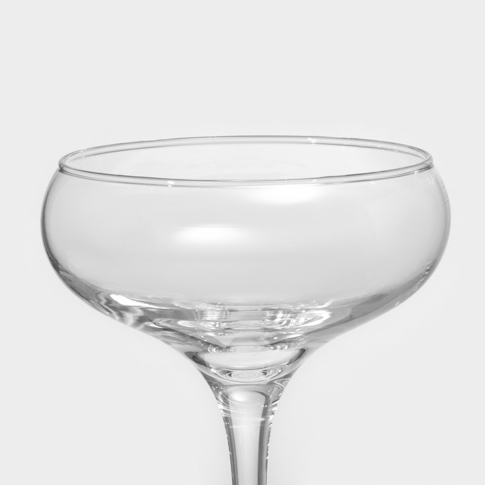 Набор стеклянных бокалов для шампанского Bistro, 260 мл, 6 шт - фото 1908267327