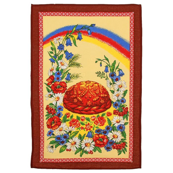 Полотенце вафельное "Collorista" Каравай 52*72±2, 100% хлопок,145 г/ м2 - Фото 1