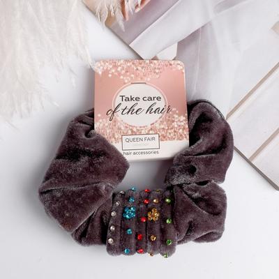 Резинка для волос «Орбита», пряжка цветочки, МИКС