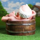 Садовая фигура "Банщик" 50х49х42см - Фото 4