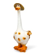 Садовая фигура из полистоуна «Гусь в шляпе малый», 50×27×20 см - Фото 5