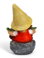 Садовая фигура из полистоуна «Девочка на камне с листом», 48×29×27 см - Фото 7