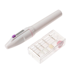 Аппарат для маникюра Luazon LMM-01-05, 5 насадок, 2 Вт, 2хAA (не в комплекте), белый - Фото 3