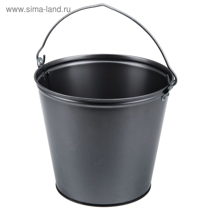 Ведро для технических целей, 12 л, цвет черный - Фото 1