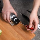 Ножеточка Luazon LTE-01, электрическая, для ножей/ножниц/отвёрток, 220 В, серая - Фото 4