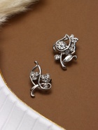 Брошь «Цветочный вальс» мини, форма МИКС, белая в серебре - Фото 2