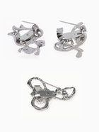 Брошь «Цветочный вальс» мини, форма МИКС, белая в серебре - Фото 4