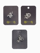 Брошь «Цветочный вальс» мини, форма МИКС, белая в серебре - Фото 5