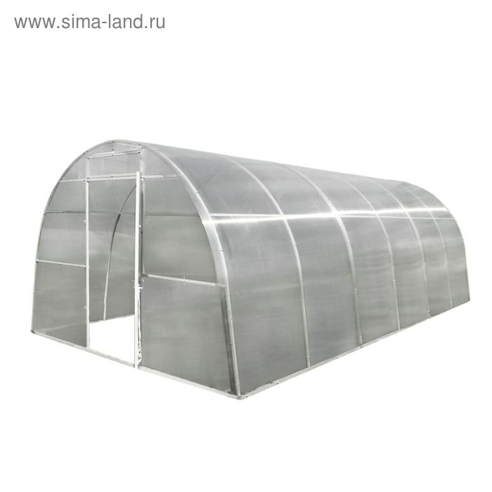 Теплица (каркас) «Уралочка-Комфорт», 4 × 3 × 2 м, металл, профиль 20 × 20 мм, шаг дуги 67 см, без поликарбоната - Фото 1