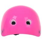 Шлем защитный детский ONLYTOP OT-S507, обхват 55 см, цвет розовый - Фото 5