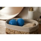 Шарики для стирки белья Доляна, d=6 см, 2 шт., синие - Фото 10