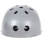 Шлем велосипедиста взрослый ОТ-GK1, глянцевый, серебро d=56 см - Фото 3
