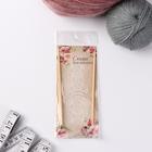 Спицы для вязания, круговые, с пластиковой леской, d = 3,5 мм, 14/80 см - Фото 1