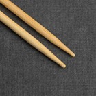 Спицы для вязания, круговые, с пластиковой леской, d = 3,5 мм, 14/80 см - Фото 4