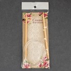 Спицы для вязания, круговые, с пластиковой леской, d = 5 мм, 14/80 см - Фото 5