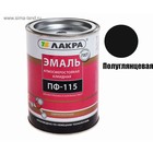 Эмаль атмосферостойкая алкидная «Лакра. ПФ – 115», цвет чёрный, 0.9 кг - Фото 2