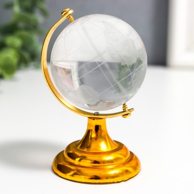 Сувенир стекло "Глобус" 5х8 см