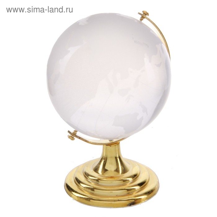 Сувенир стекло "Глобус" 8 см - Фото 1