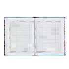 Дневник для 5-11 класса, твердая обложка "Незабудки", 48 листов, матовая ламинация, блёстки - Фото 3