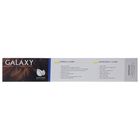 Плойка Galaxy GL 4603, 40 Вт, турмалиновое покрытие, d=18 мм, 200°C, чёрная - Фото 4