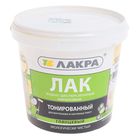 Лак водно – дисперсионный тонированный «ЛАКРА», сосна, 0.9 кг - Фото 1