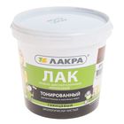 Лак водно – дисперсионный тонированный «ЛАКРА», цвет орех, 0.9 кг - Фото 1