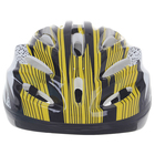 Шлем велосипедиста взрослый ОТ-11, L (56-58 см), цвет жёлто-черный - Фото 3