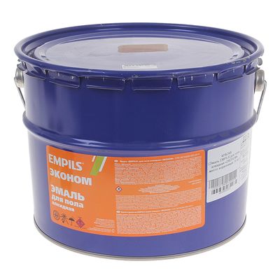 Эмаль EMPILS «Эконом. ПФ – 115», для пола, цвет жёлто – коричневый, 10 кг