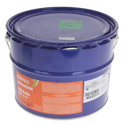 Эмаль EMPILS «Эконом. ПФ – 115», цвет ярко – зелёный, 10 кг