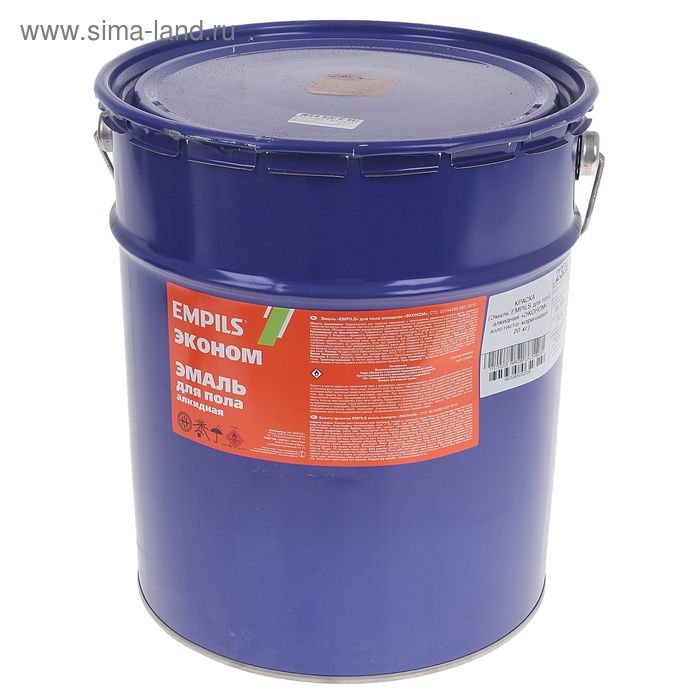 Эмаль EMPILS «Эконом. ПФ – 115», для пола, цвет золотисто – коричневый, 20 кг - Фото 1