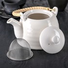 Чайник заварочный «Белые облака», 900 мл, с металлическим ситом - Фото 2