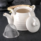 Чайник заварочный «Белые облака», 600 мл, с металлическим ситом - Фото 4