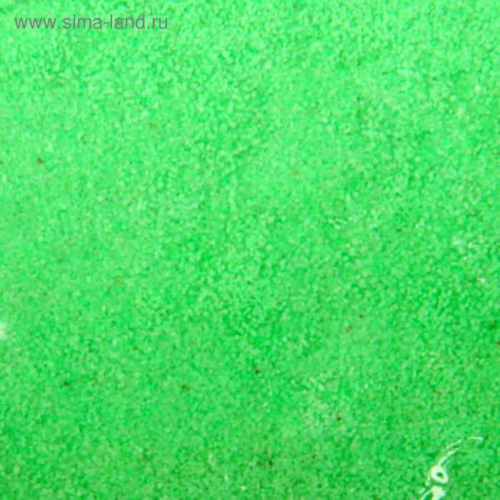 Песок декоративный "Ярко-зелёный" 250 гр - Фото 1