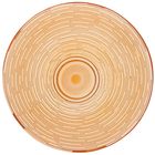Салатник 700 мл "Риски", 20 см, цвет оранжевый прозрачный - Фото 2