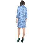 Платье-рубашка женское, размер 54, рост 164 см, цвет синий/голубой - Фото 2