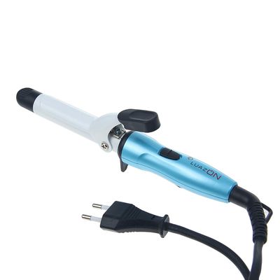 Плойка Luazon LW-07, 25 Вт, d=19 мм,температура нагрева 180°, керамическое покрытие, голубой