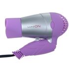Фен для волос Luazon LF-07, 1000 Вт, 2 скорости, складная ручка, фиолетовый - Фото 3