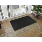 Коврик придверный влаговпитывающий, ребристый, «Стандарт», 90×150 см, чёрный - Фото 4