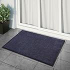 Коврик придверный влаговпитывающий, ребристый, «Стандарт», 80×120 см, серый - Фото 1