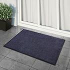 Коврик придверный влаговпитывающий, ребристый, «Стандарт», 90×150 см, серый - Фото 1