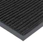 Коврик придверный влаговпитывающий, ребристый, «Стандарт», 80×120 см, чёрный - Фото 2