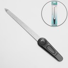 Пилка металлическая для ногтей ZINGER, 16,5 см, на блистере, цвет чёрный, F-7-3 - Фото 2