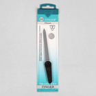 Пилка металлическая для ногтей ZINGER, 13,5 см, на блистере, цвет чёрный, F-6-3 - Фото 3