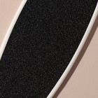 Тёрка для ног ZINGER, наждачная, двусторонняя, абразивность 100/180, 24 см, цвет белый, RA-13 - Фото 3