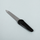 Пилка металлическая для ногтей, 10см, цвет чёрный - Фото 1